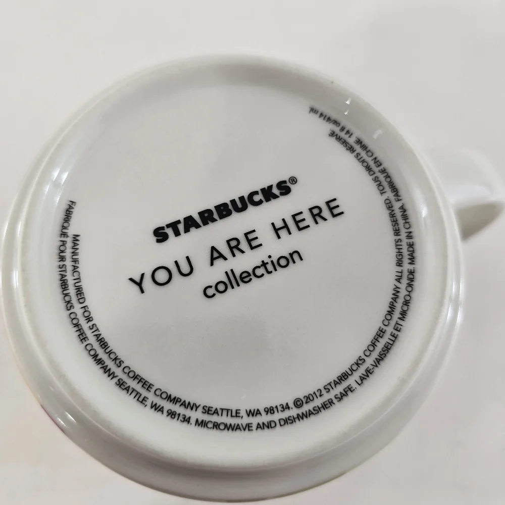 Starbucks You Are Here Collection Welcome Las Vegas 14oz 2012 Coffee Tea Mug EUC